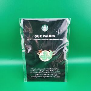 Starbucks 2024 Limited Edition Our Values Siren Collectors Pin